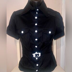 bebe NWT Top Blouse Size S